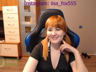 Fotogrāfijas YOUR-FOX Hi, I'm Lisa. Lets play roulette or dice with me, you will like it! Control my lovense 300 sec for 111 tk